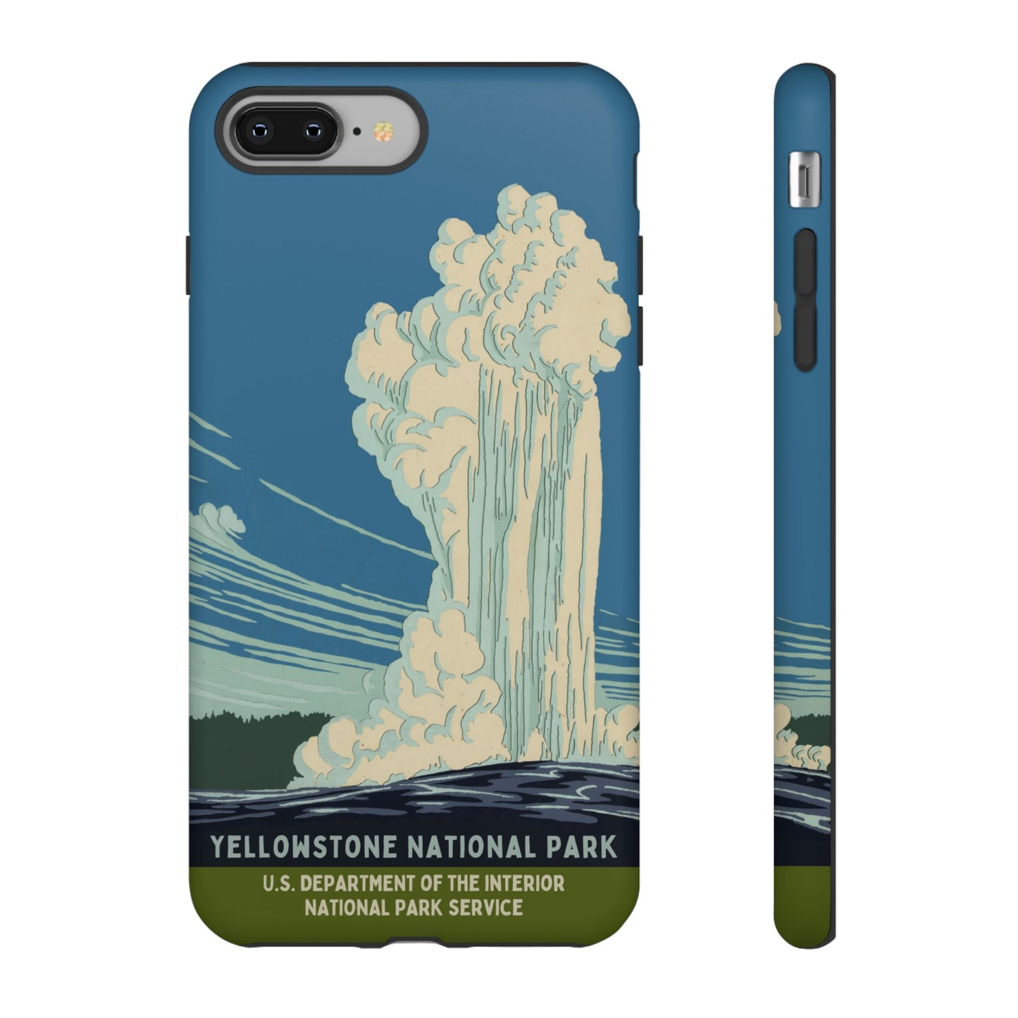 Yellowstone National Park Retro iPhone Case
