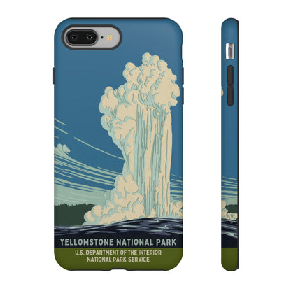Yellowstone National Park Retro iPhone Case