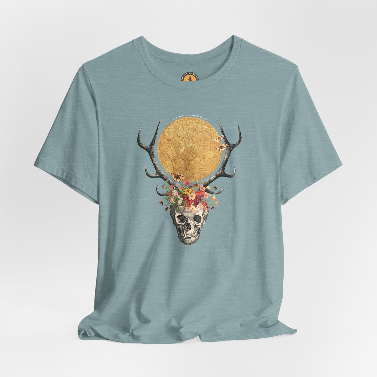 Bohemian Skull & Antlers Tee