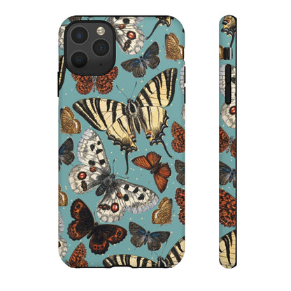 Butterflies Vintage Illustration iPhone Case