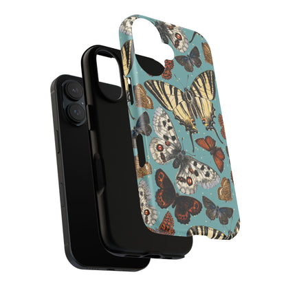 Butterflies Vintage Illustration iPhone Case