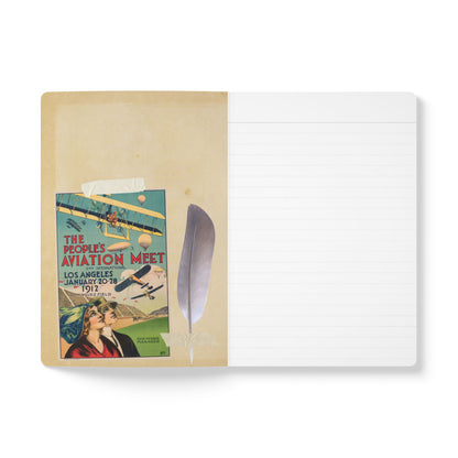 Los Angeles County Vintage Map | Softcover Travel Journal with Inside Illustrations