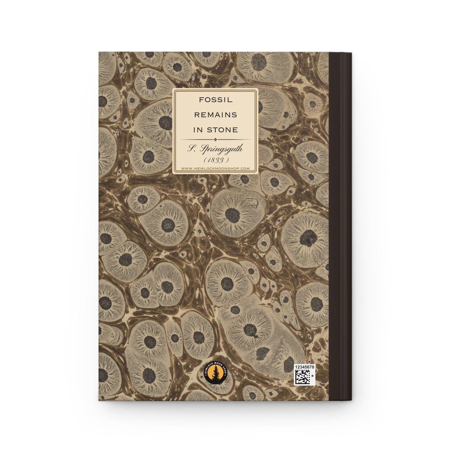 Vintage Fossil Collection Hardcover Notebook No. 009