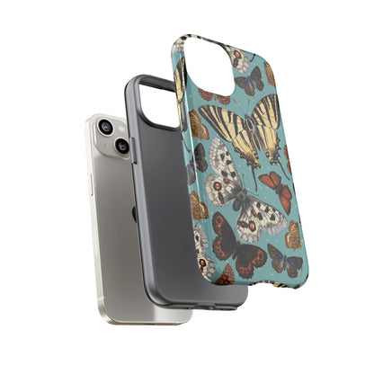 Butterflies Vintage Illustration iPhone Case