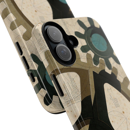 Antique Industrial Cog Wheels iPhone Case