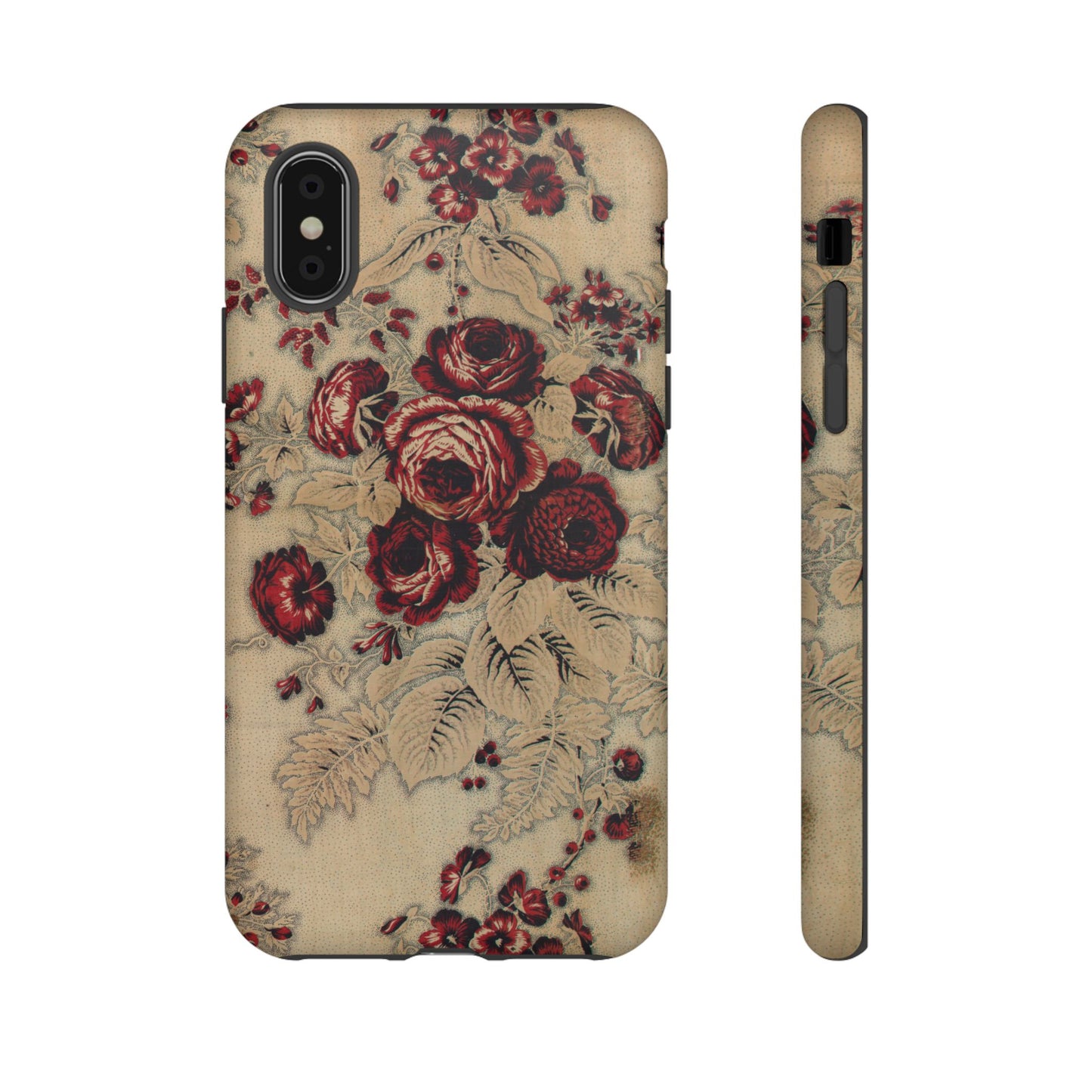Red Roses Vintage iPhone Case