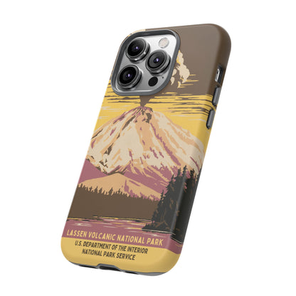 Lassen Volcanic National Park Retro iPhone Case
