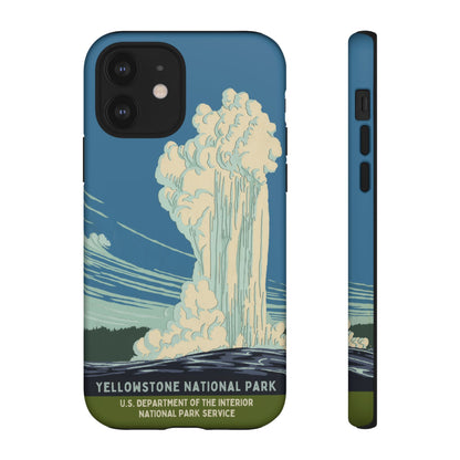 Yellowstone National Park Retro iPhone Case