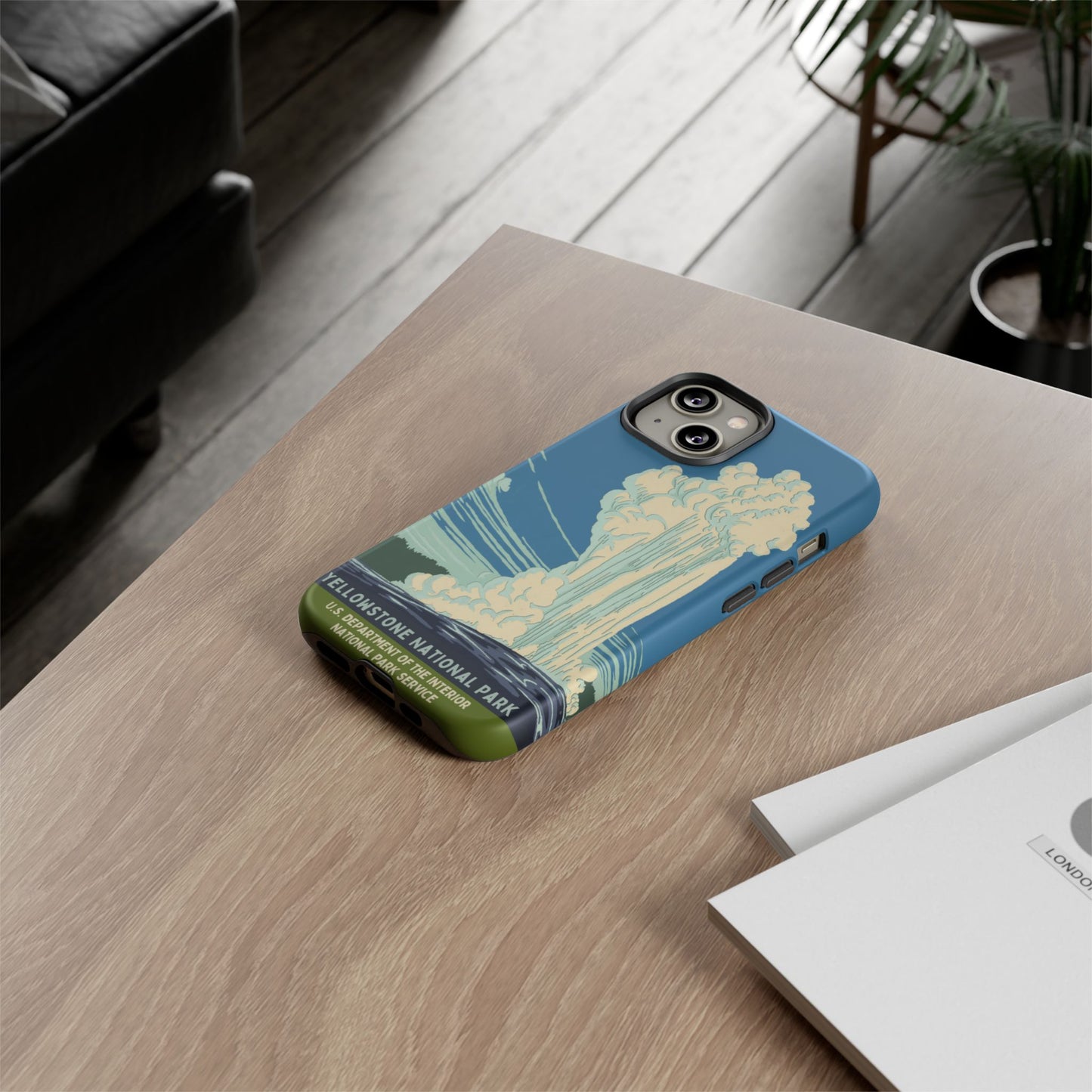 Yellowstone National Park Retro iPhone Case