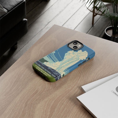 Yellowstone National Park Retro iPhone Case