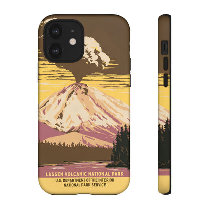 Lassen Volcanic National Park Retro iPhone Case