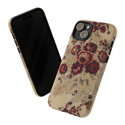 Red Roses Vintage iPhone Case