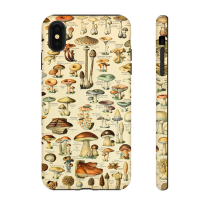 Mushrooms Vintage Field Guide iPhone Case
