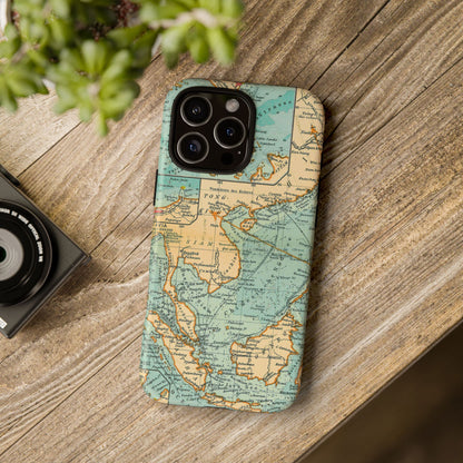 South China Sea Antique Map iPhone Case