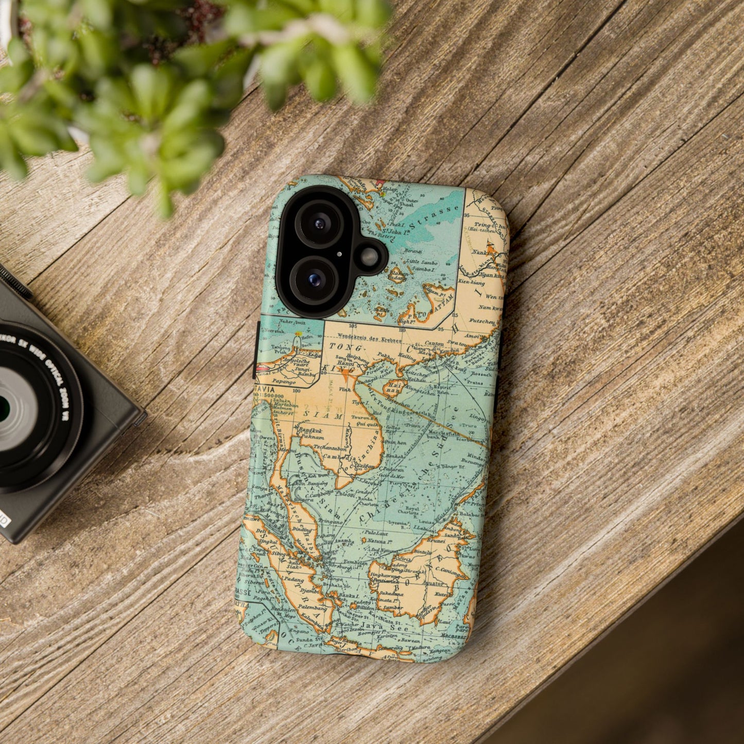 South China Sea Antique Map iPhone Case