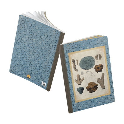 Fossils Vintage Blue Softcover Notebook
