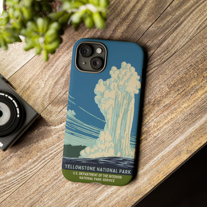 Yellowstone National Park Retro iPhone Case