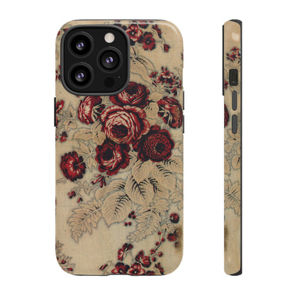 Red Roses Vintage iPhone Case