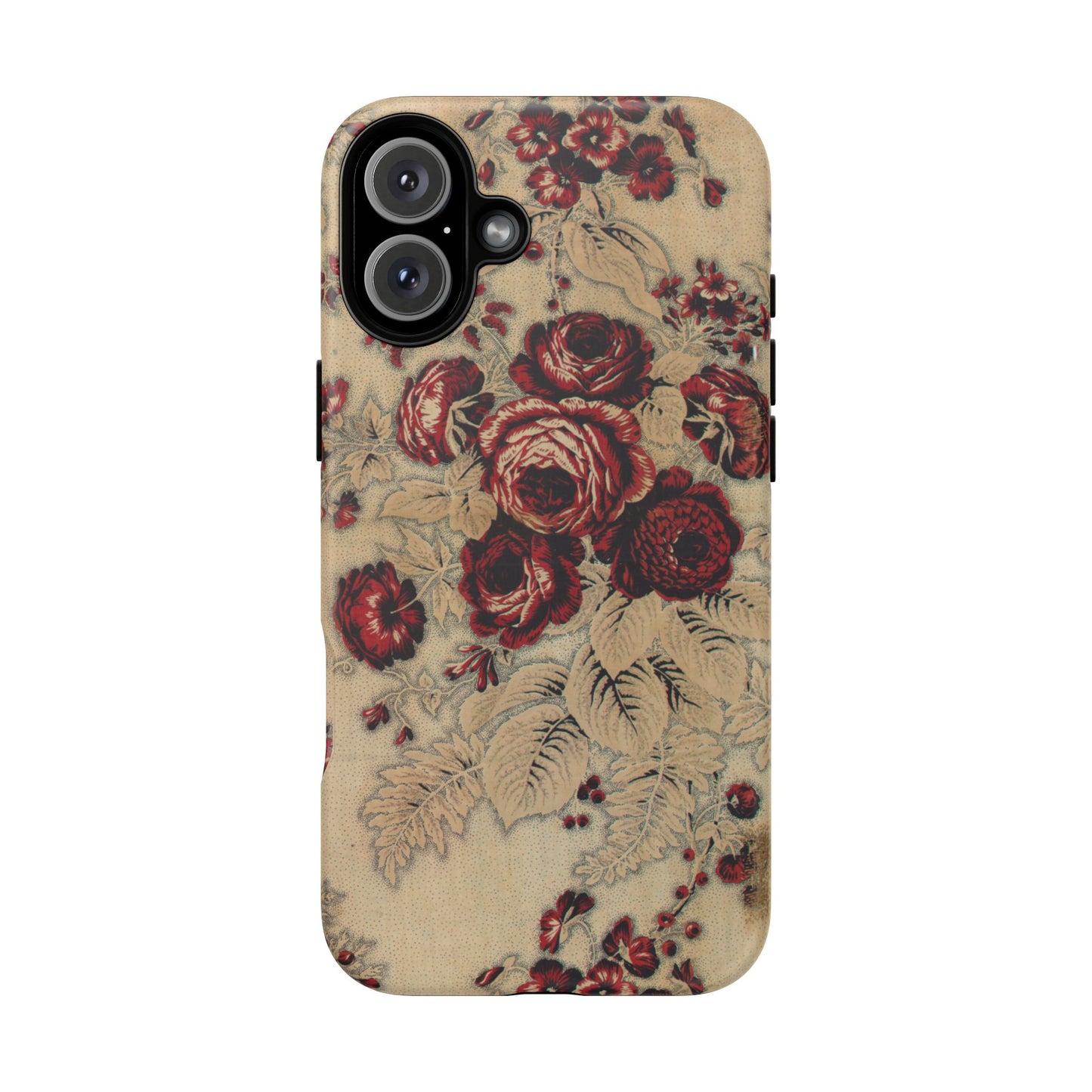Red Roses Vintage iPhone Case