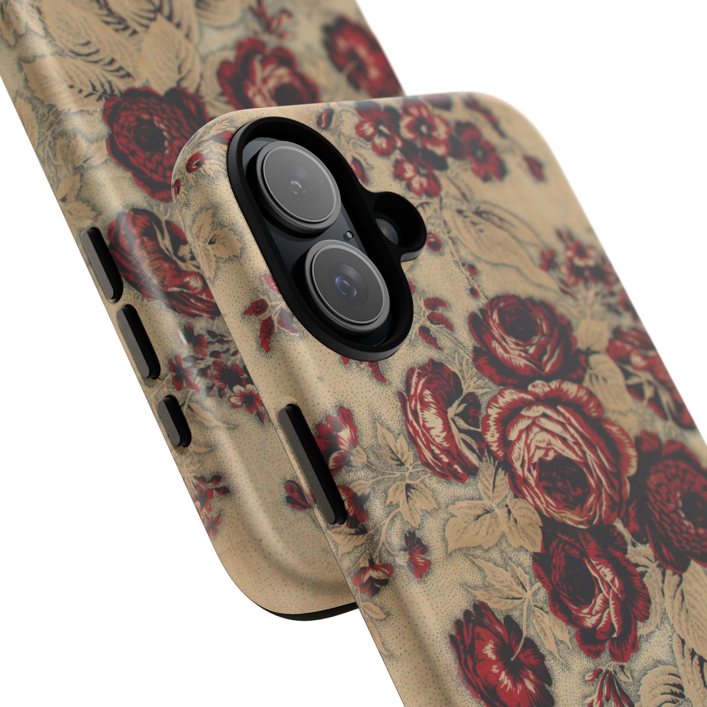 Red Roses Vintage iPhone Case