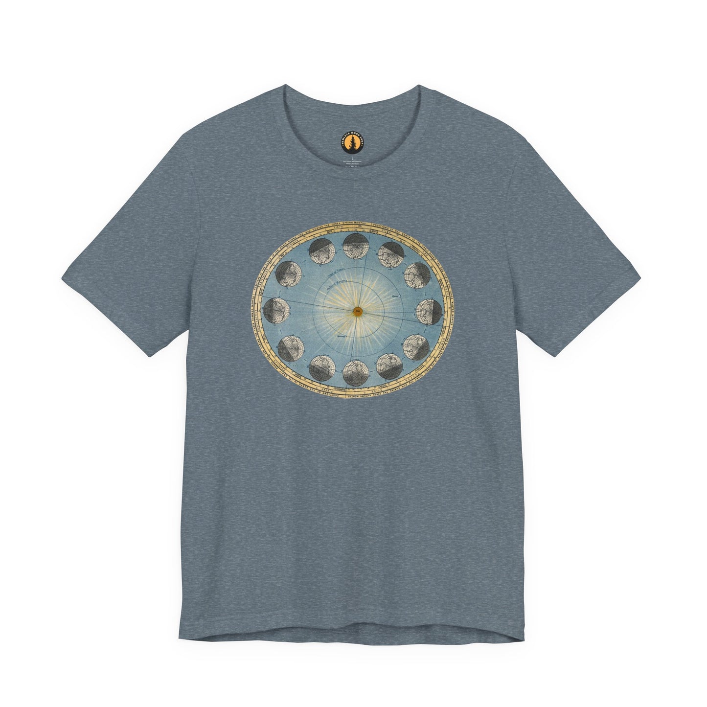 Earth's Orbit Vintage Astronomy Art Tee