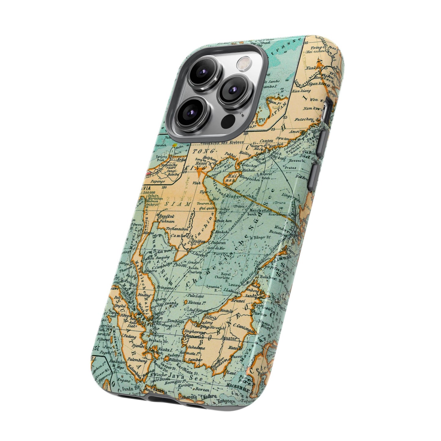 South China Sea Antique Map iPhone Case