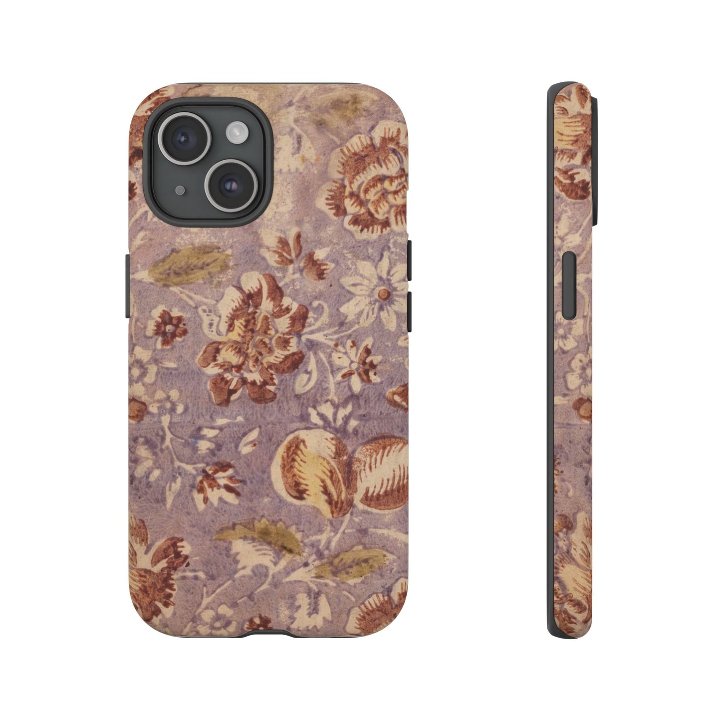 Vintage Lavender & Rose Fruit & Floral iPhone Case