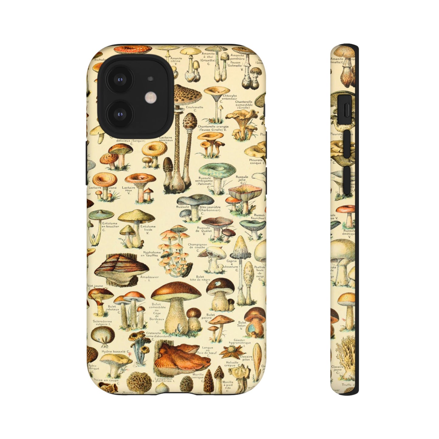 Mushrooms Vintage Field Guide iPhone Case