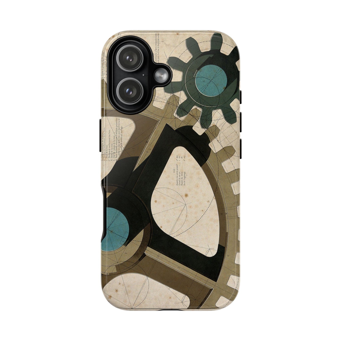 Antique Industrial Cog Wheels iPhone Case