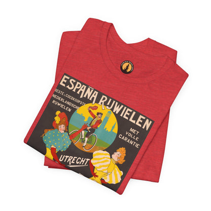Retro Dutch Bicycle Tee | España Rijwielen Poster (1912)