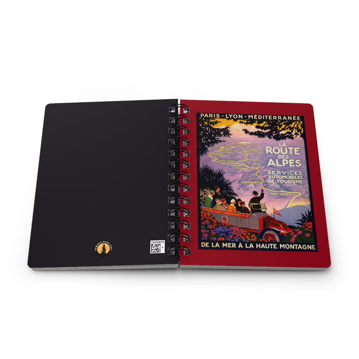 Alpine Automobile Tourism | Paris-Lyon-Mediterranée | Vintage French Travel Journal