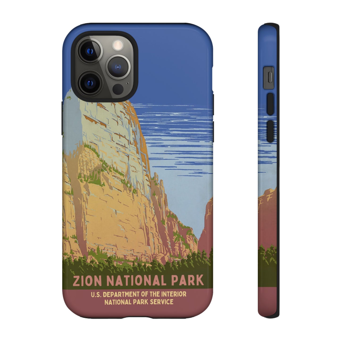 Zion National Park Retro iPhone Case