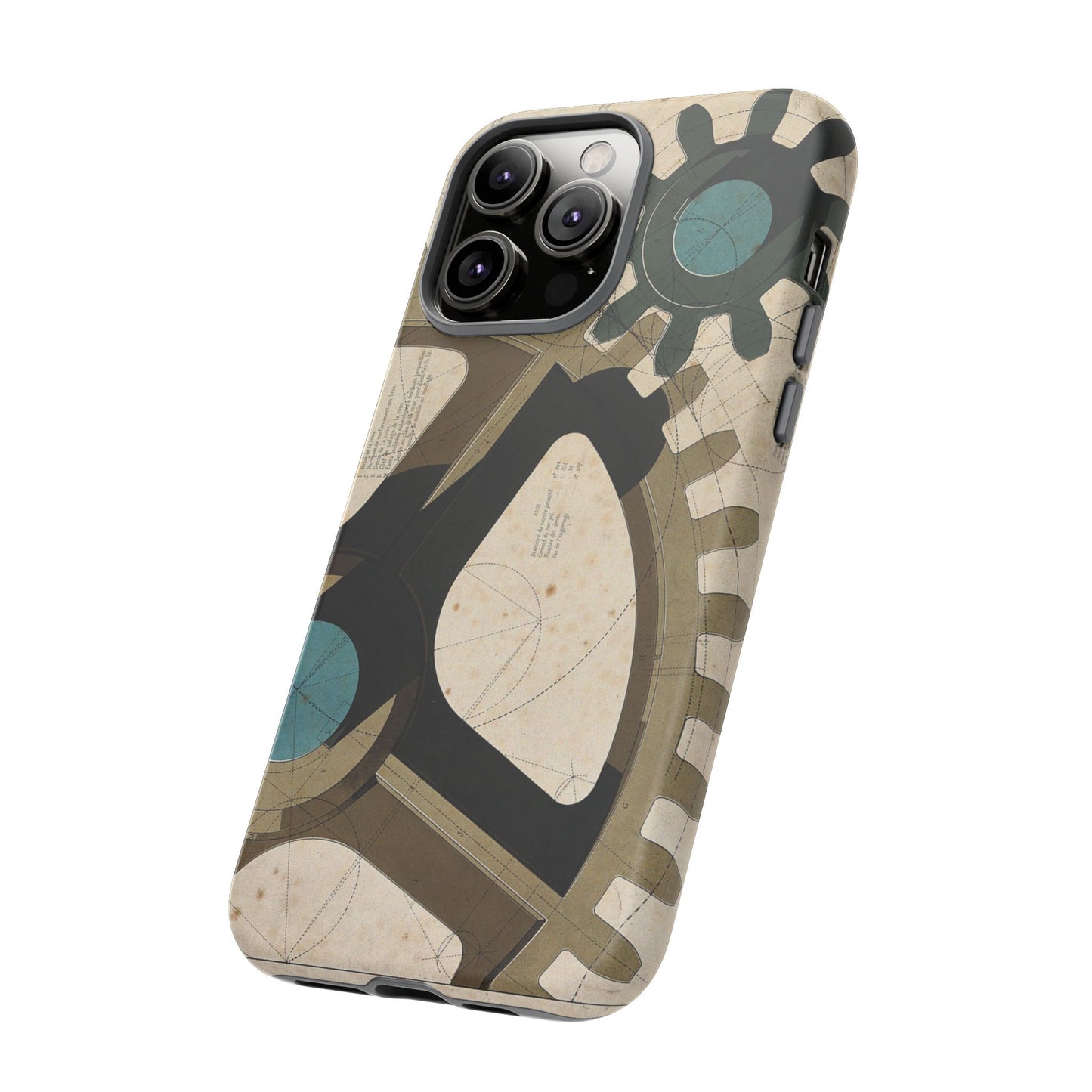 Antique Industrial Cog Wheels iPhone Case