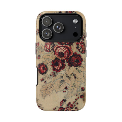 Red Roses Vintage iPhone Case