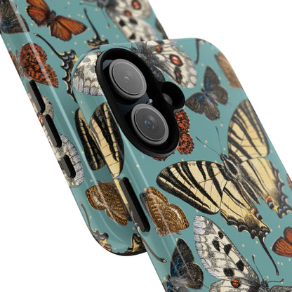 Butterflies Vintage Illustration iPhone Case