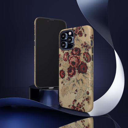 Red Roses Vintage iPhone Case