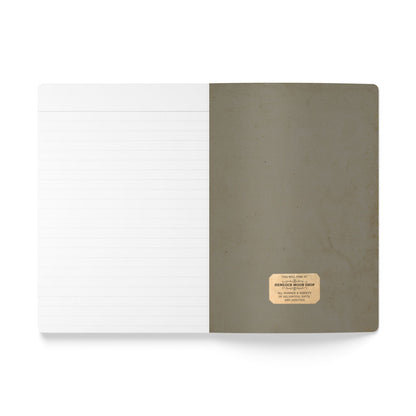 Fossils Vintage Brown Softcover Pocket Notebook