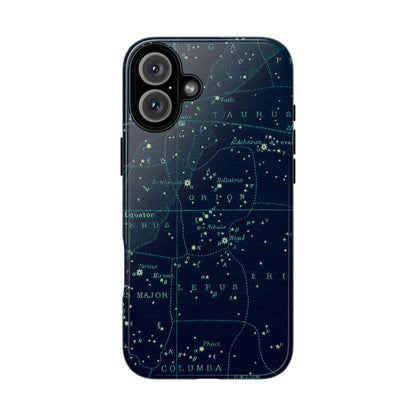 Stargazer Orion iPhone Case | Vintage Constellations Map