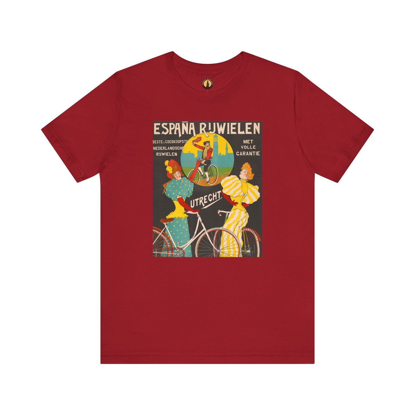 Retro Dutch Bicycle Tee | España Rijwielen Poster (1912)