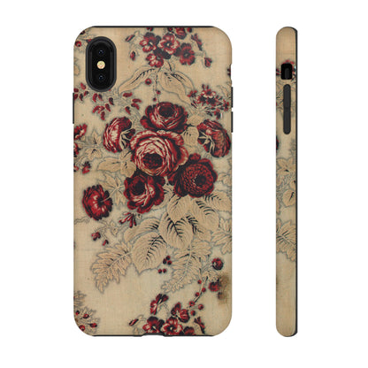 Red Roses Vintage iPhone Case