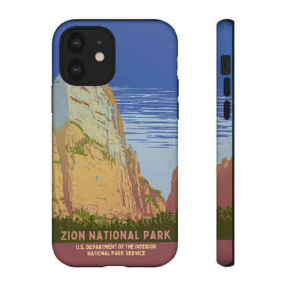 Zion National Park Retro iPhone Case