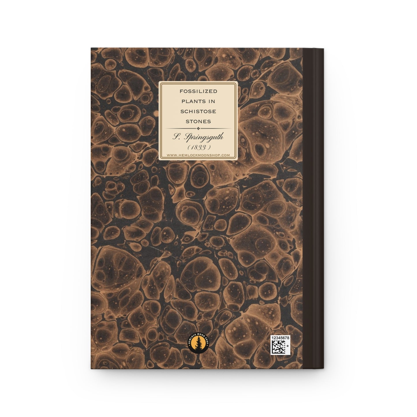 Vintage Fossil Collection Hardcover Notebook No. 012