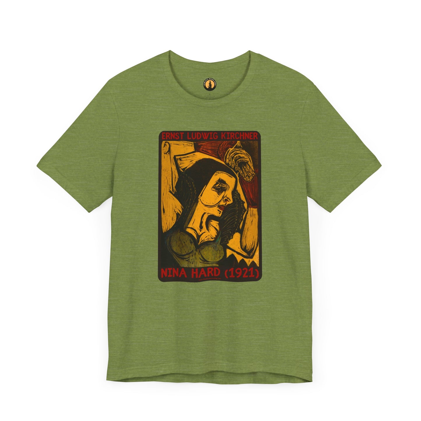 Vintage Art Tee: Nina Hard by Ernst Ludwig Kirchner