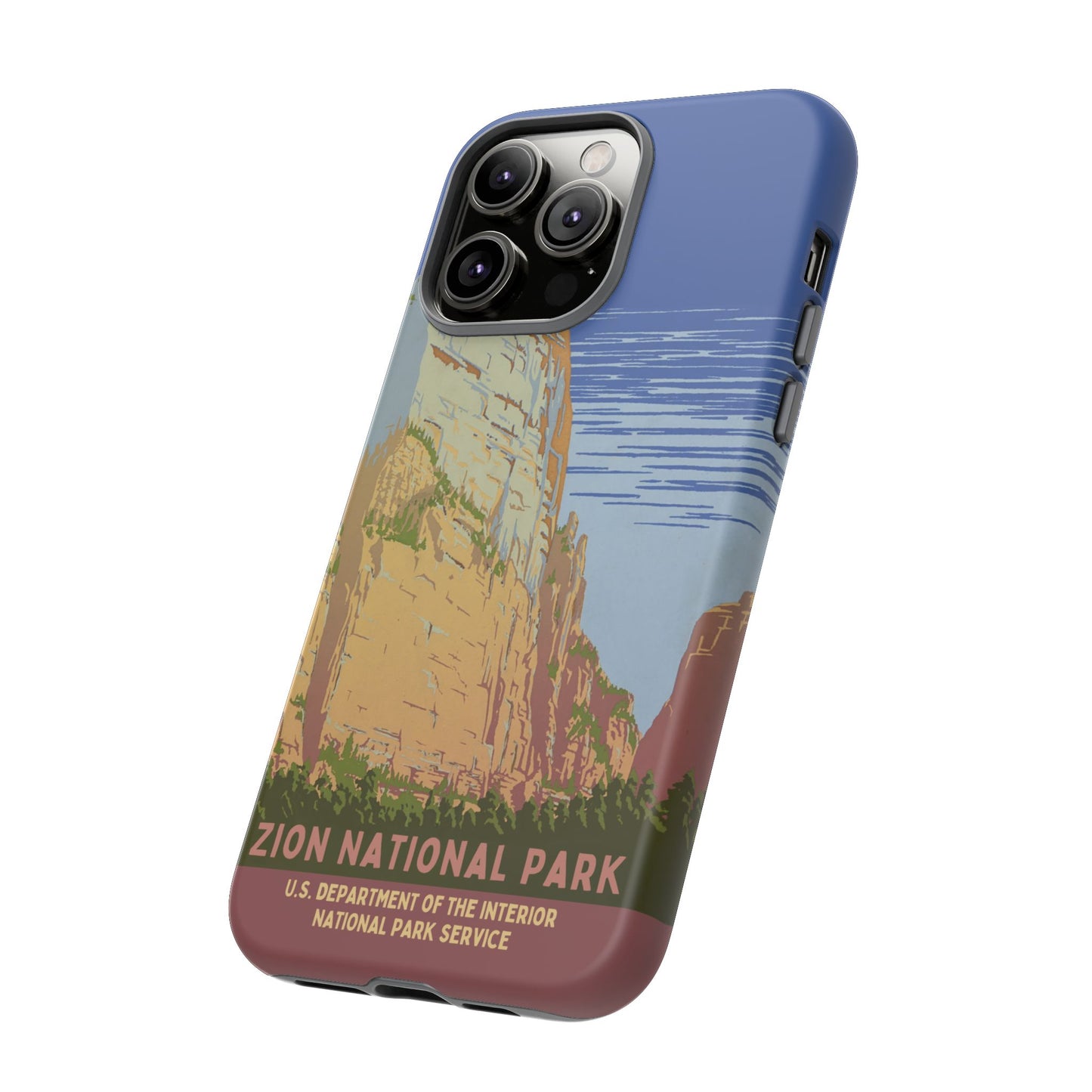 Zion National Park Retro iPhone Case
