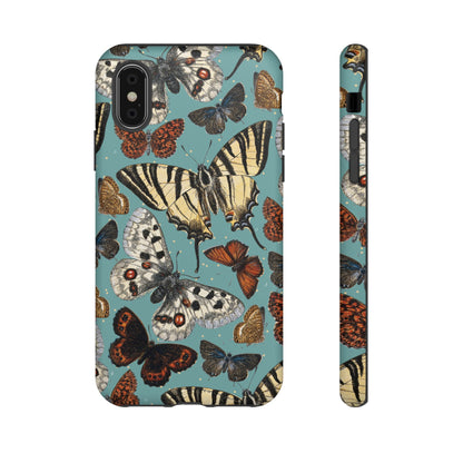 Butterflies Vintage Illustration iPhone Case