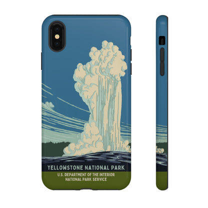 Yellowstone National Park Retro iPhone Case