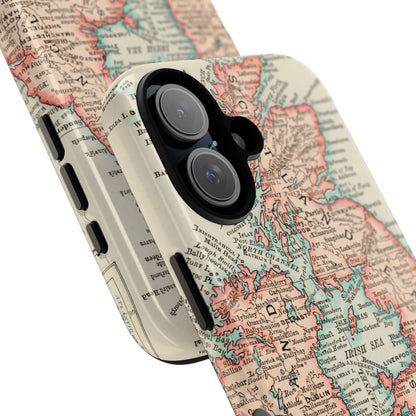 British Isles Vintage Map iPhone Case