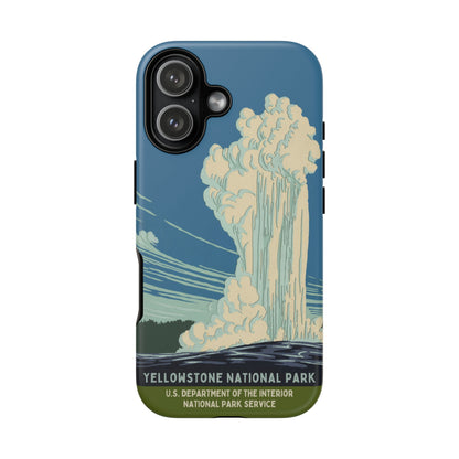 Yellowstone National Park Retro iPhone Case