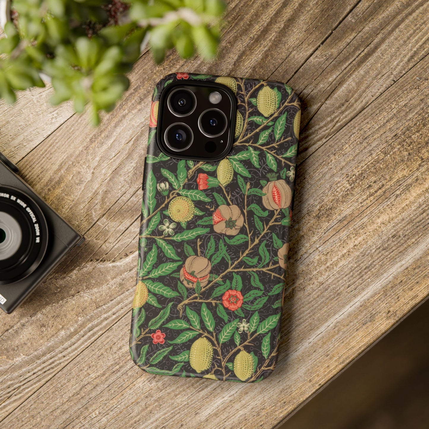 Pomegranate Pattern Antique Arts & Crafts iPhone Case