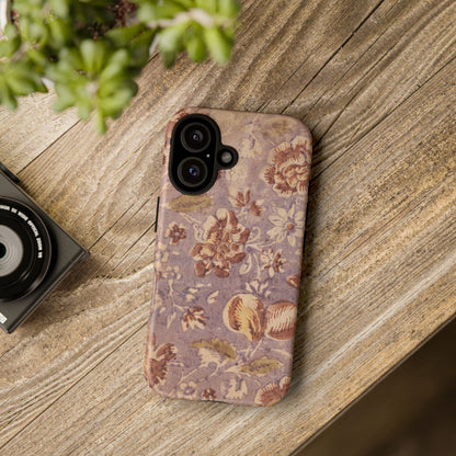 Vintage Lavender & Rose Fruit & Floral iPhone Case